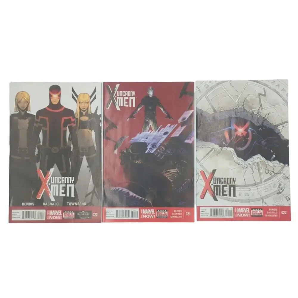 Uncanny X-Men Lot 3 Comic Run 20-22 2014 Marvel Cyclops Magik Mutants VF+
